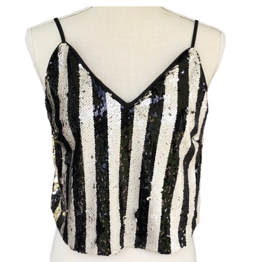 Do & Be Sequin Cami - Bold stripes